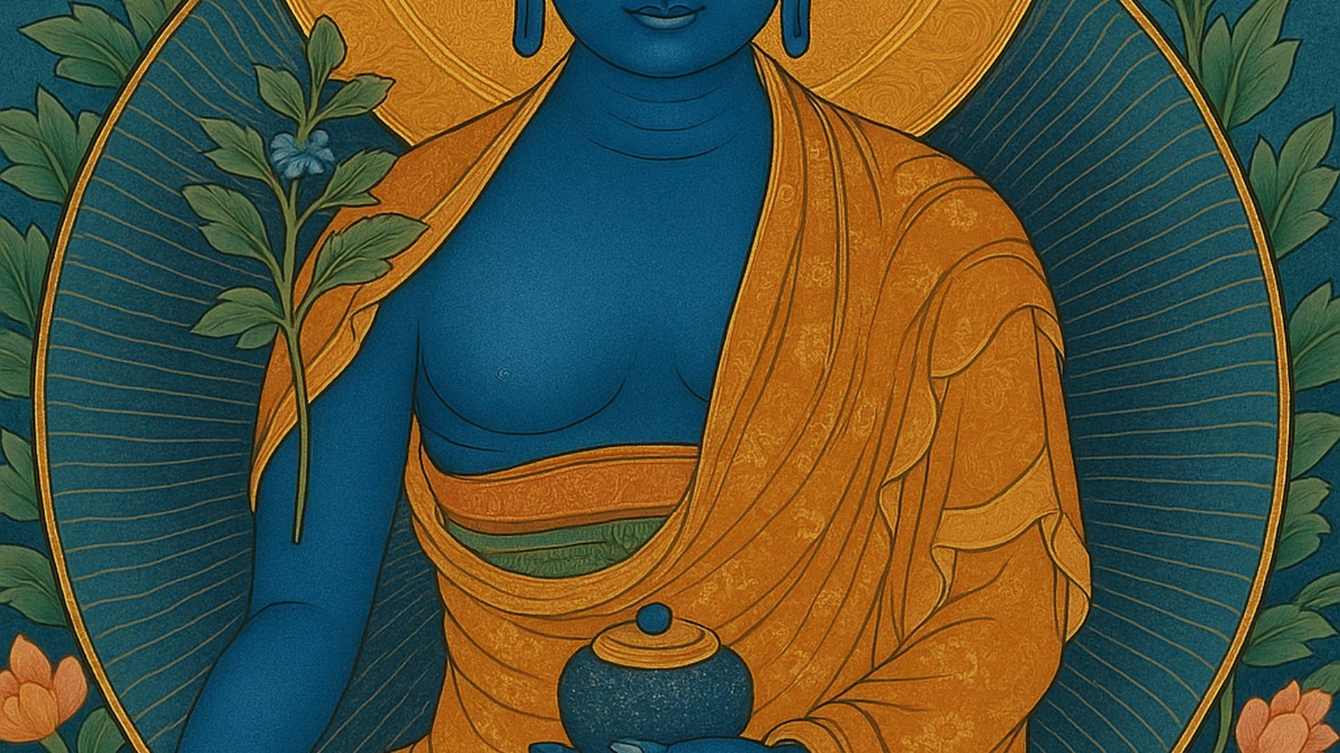 Medicine Buddha background image